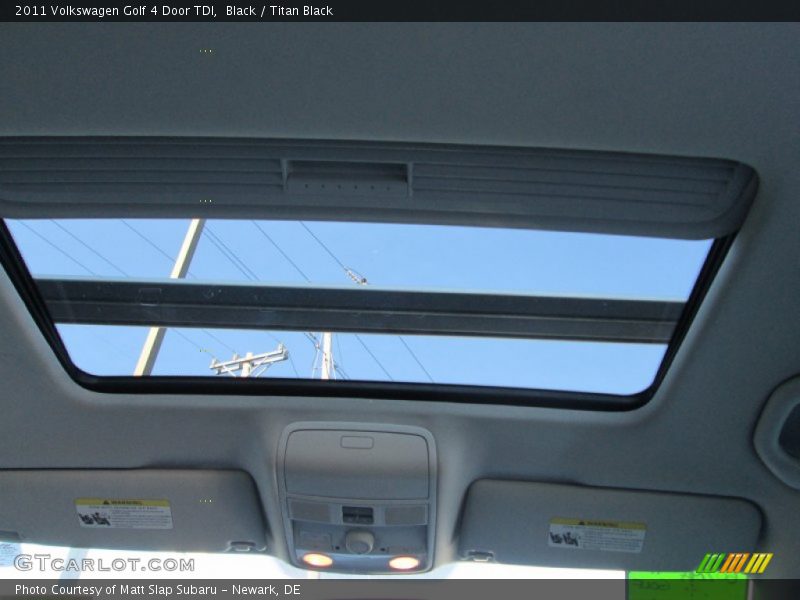 Black / Titan Black 2011 Volkswagen Golf 4 Door TDI