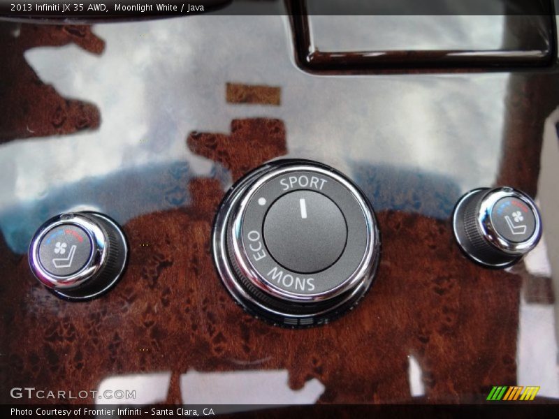 Moonlight White / Java 2013 Infiniti JX 35 AWD