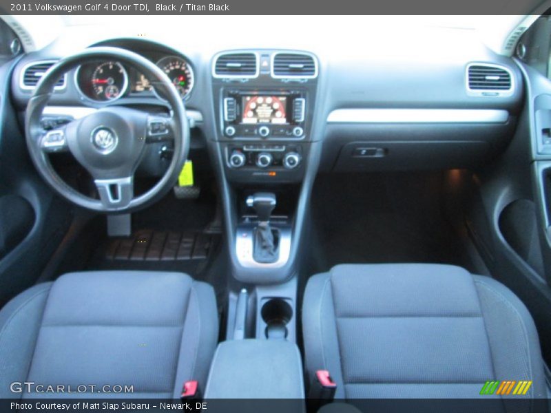 Black / Titan Black 2011 Volkswagen Golf 4 Door TDI