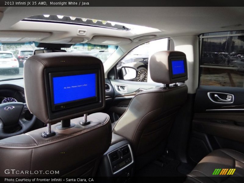 Moonlight White / Java 2013 Infiniti JX 35 AWD