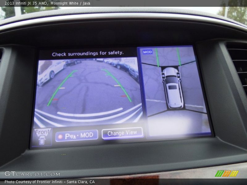 Moonlight White / Java 2013 Infiniti JX 35 AWD