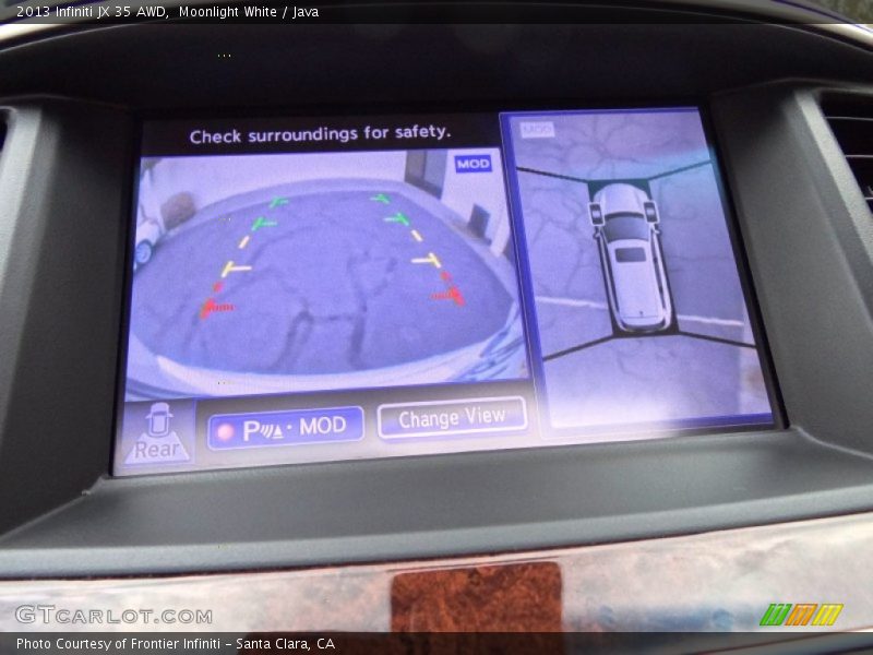 Moonlight White / Java 2013 Infiniti JX 35 AWD