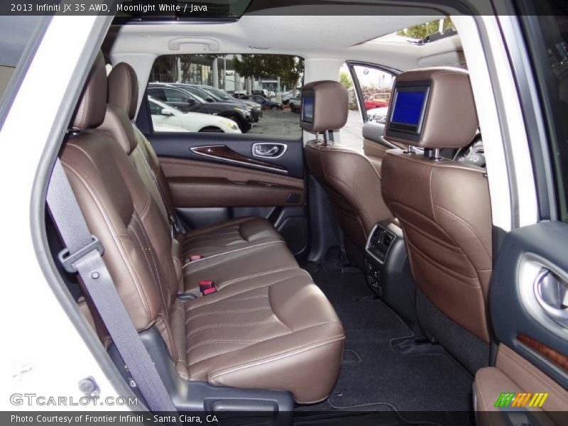 Moonlight White / Java 2013 Infiniti JX 35 AWD