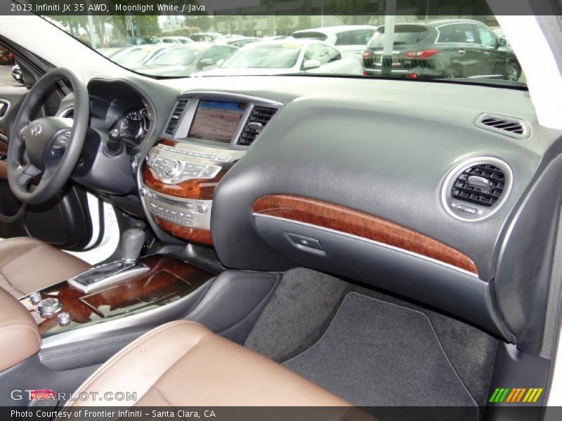 Moonlight White / Java 2013 Infiniti JX 35 AWD
