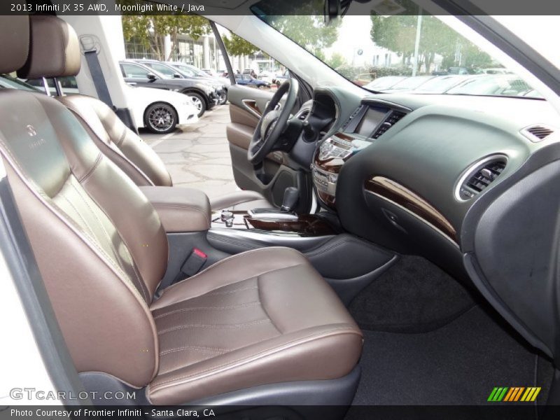Moonlight White / Java 2013 Infiniti JX 35 AWD