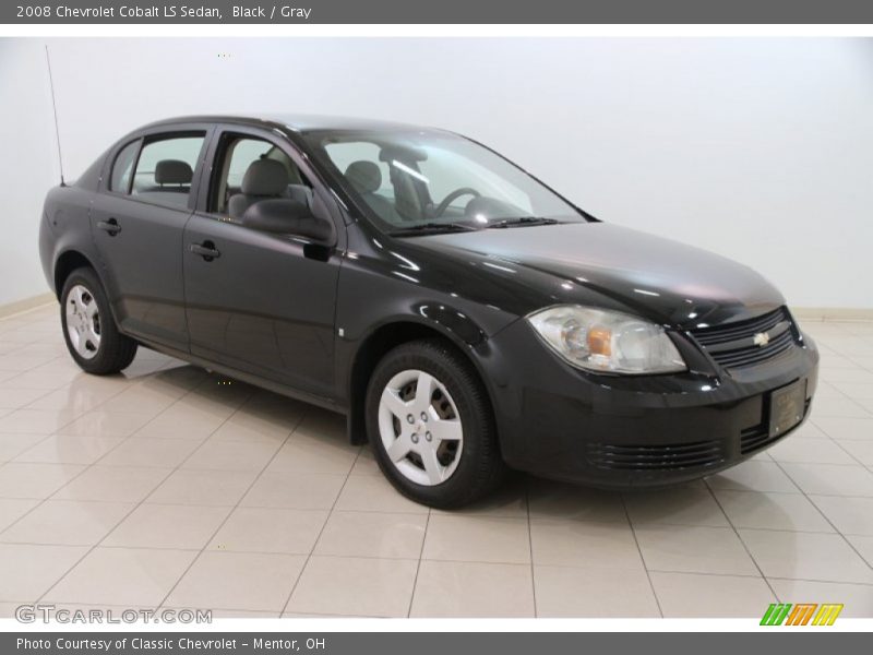 Black / Gray 2008 Chevrolet Cobalt LS Sedan