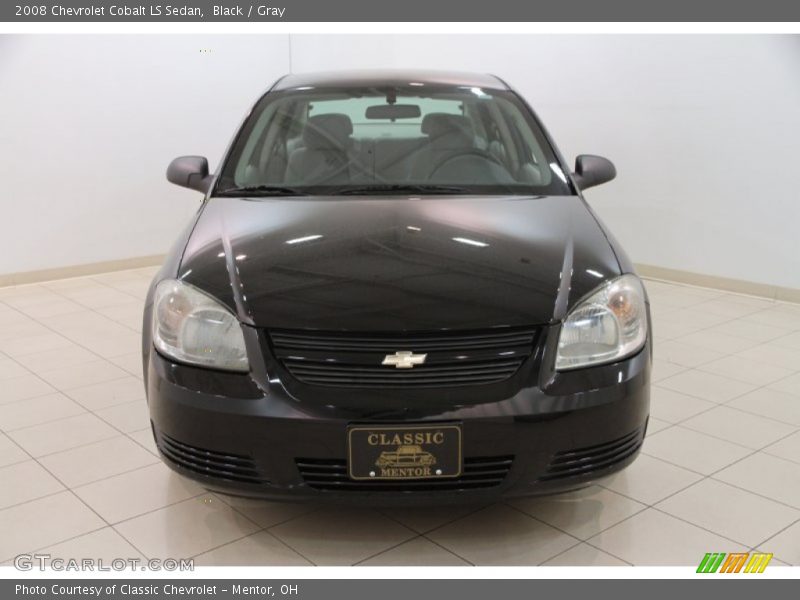 Black / Gray 2008 Chevrolet Cobalt LS Sedan