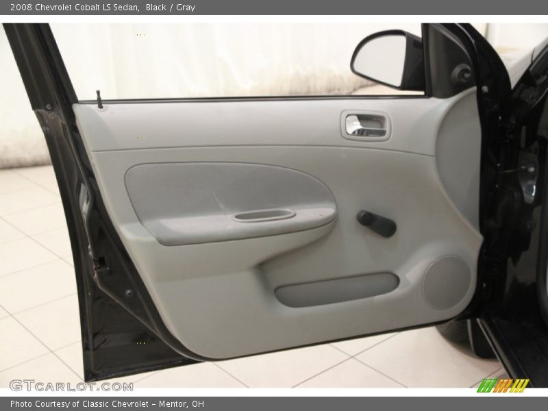 Black / Gray 2008 Chevrolet Cobalt LS Sedan