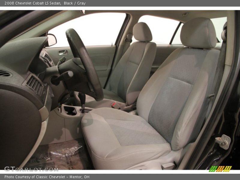 Black / Gray 2008 Chevrolet Cobalt LS Sedan