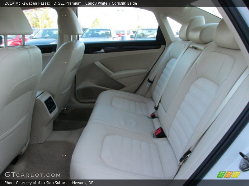 Candy White / Cornsilk Beige 2014 Volkswagen Passat TDI SEL Premium