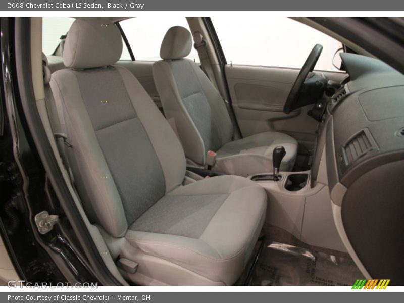 Black / Gray 2008 Chevrolet Cobalt LS Sedan