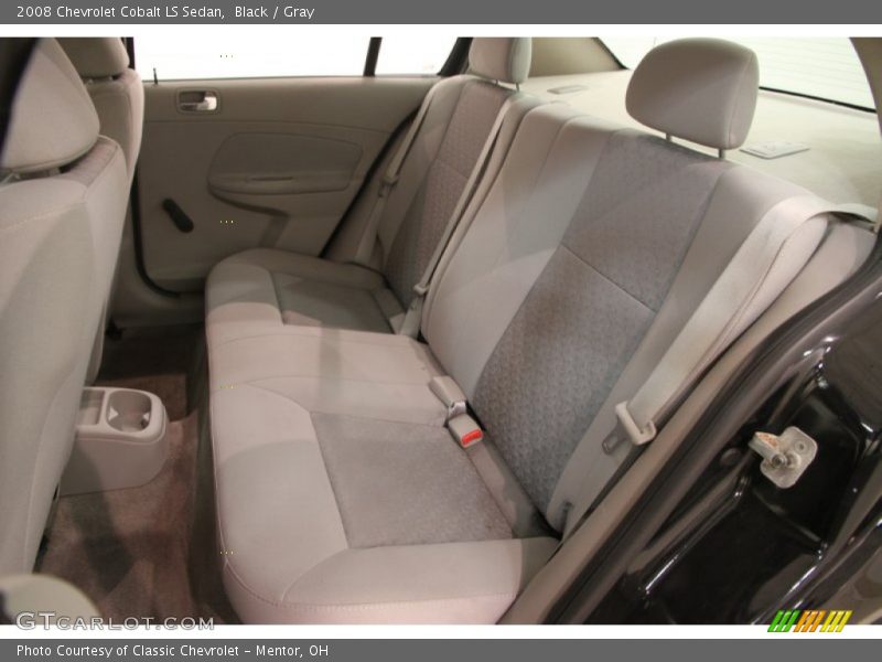 Black / Gray 2008 Chevrolet Cobalt LS Sedan