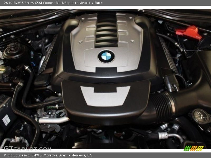 Black Sapphire Metallic / Black 2010 BMW 6 Series 650i Coupe