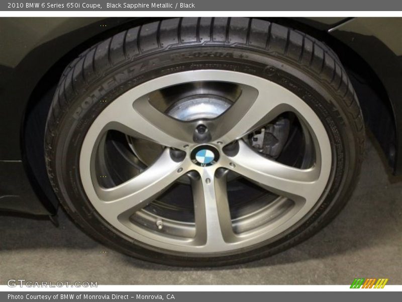 Black Sapphire Metallic / Black 2010 BMW 6 Series 650i Coupe