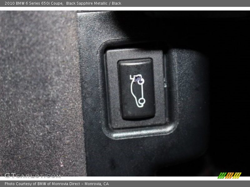 Black Sapphire Metallic / Black 2010 BMW 6 Series 650i Coupe