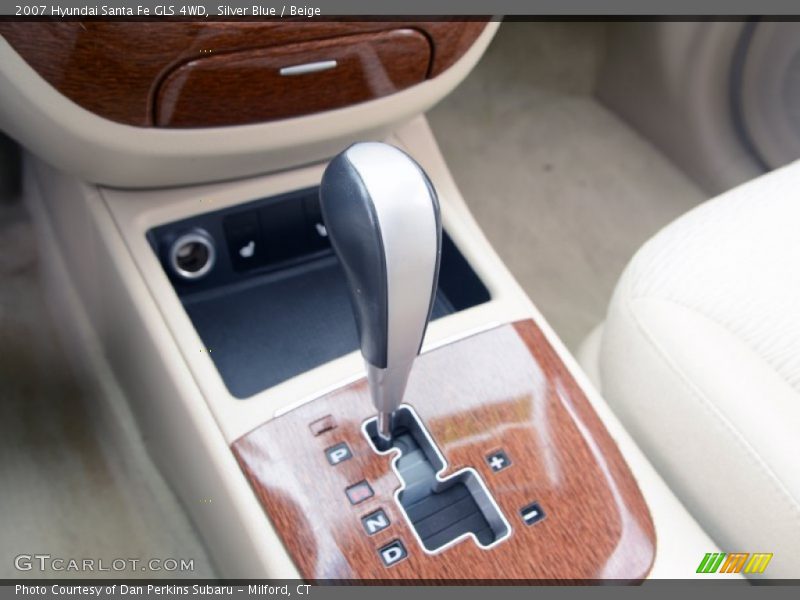 Silver Blue / Beige 2007 Hyundai Santa Fe GLS 4WD