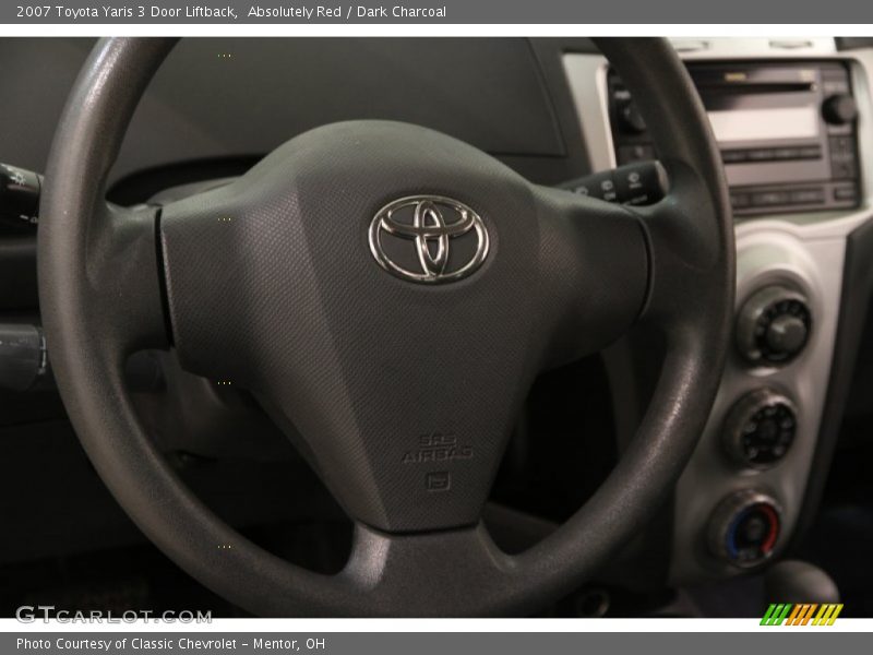 Absolutely Red / Dark Charcoal 2007 Toyota Yaris 3 Door Liftback
