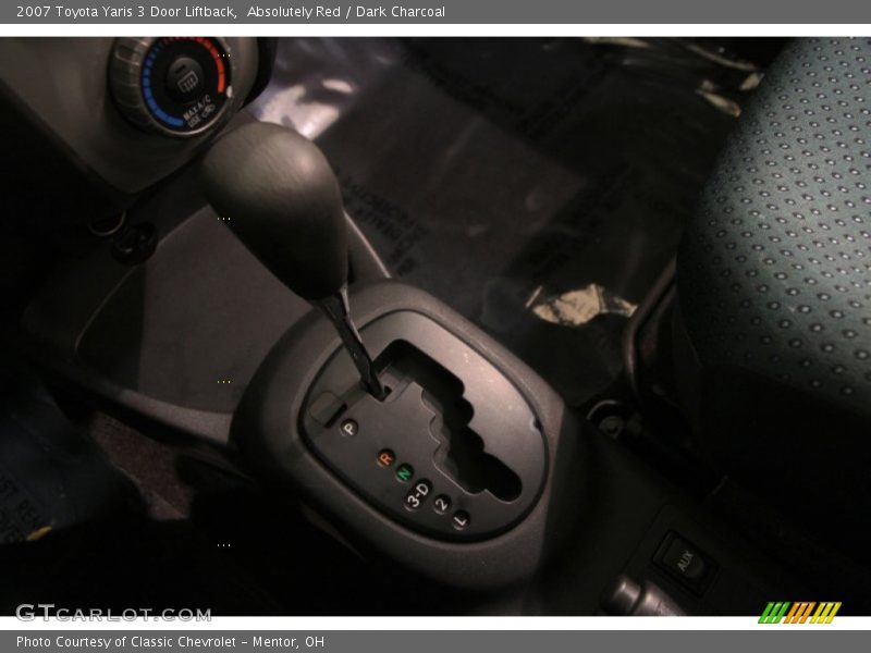 Absolutely Red / Dark Charcoal 2007 Toyota Yaris 3 Door Liftback