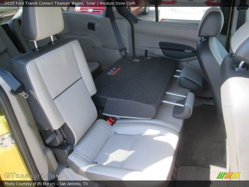 Solar / Medium Stone Cloth 2015 Ford Transit Connect Titanium Wagon