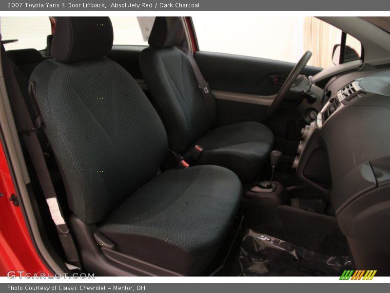 Absolutely Red / Dark Charcoal 2007 Toyota Yaris 3 Door Liftback
