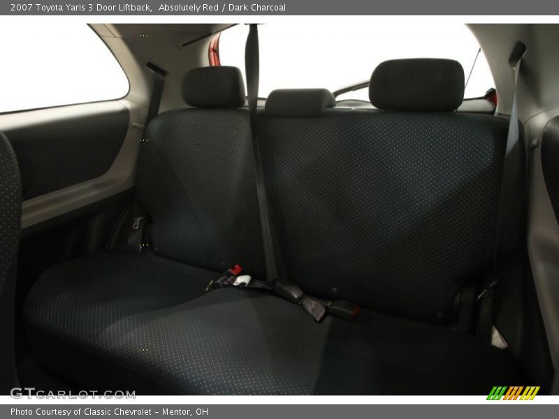 Absolutely Red / Dark Charcoal 2007 Toyota Yaris 3 Door Liftback