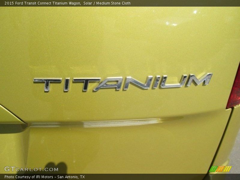 Solar / Medium Stone Cloth 2015 Ford Transit Connect Titanium Wagon