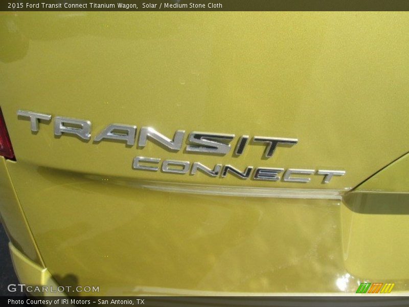 Solar / Medium Stone Cloth 2015 Ford Transit Connect Titanium Wagon