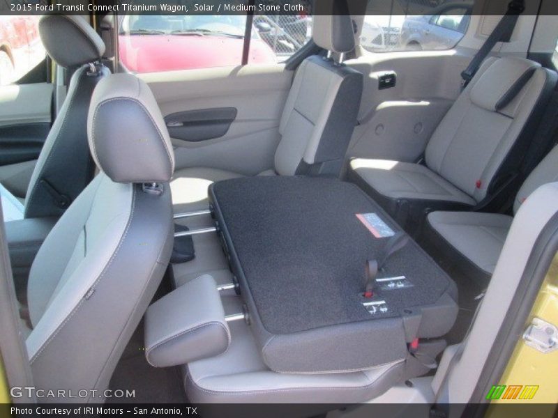 Solar / Medium Stone Cloth 2015 Ford Transit Connect Titanium Wagon