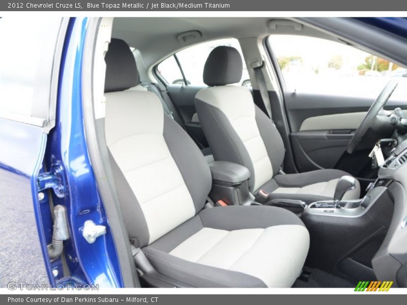 Blue Topaz Metallic / Jet Black/Medium Titanium 2012 Chevrolet Cruze LS