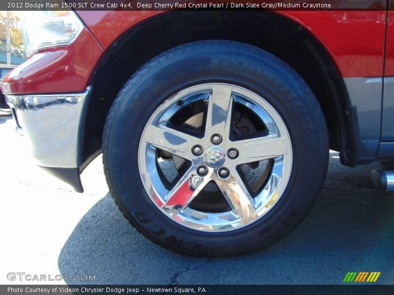 Deep Cherry Red Crystal Pearl / Dark Slate Gray/Medium Graystone 2012 Dodge Ram 1500 SLT Crew Cab 4x4