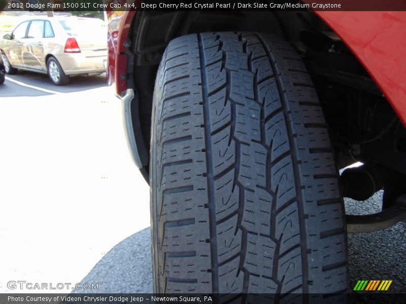Deep Cherry Red Crystal Pearl / Dark Slate Gray/Medium Graystone 2012 Dodge Ram 1500 SLT Crew Cab 4x4