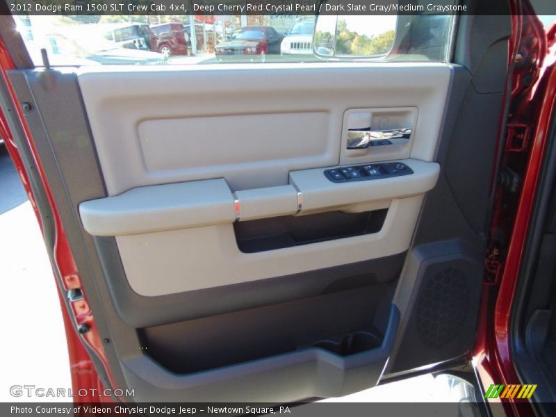 Deep Cherry Red Crystal Pearl / Dark Slate Gray/Medium Graystone 2012 Dodge Ram 1500 SLT Crew Cab 4x4