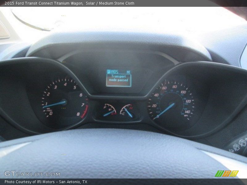 Solar / Medium Stone Cloth 2015 Ford Transit Connect Titanium Wagon