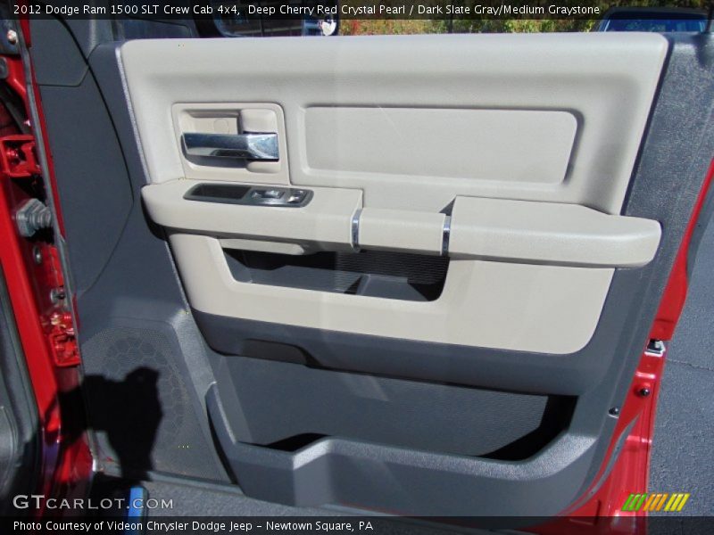 Deep Cherry Red Crystal Pearl / Dark Slate Gray/Medium Graystone 2012 Dodge Ram 1500 SLT Crew Cab 4x4
