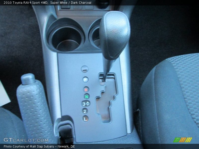 Super White / Dark Charcoal 2010 Toyota RAV4 Sport 4WD