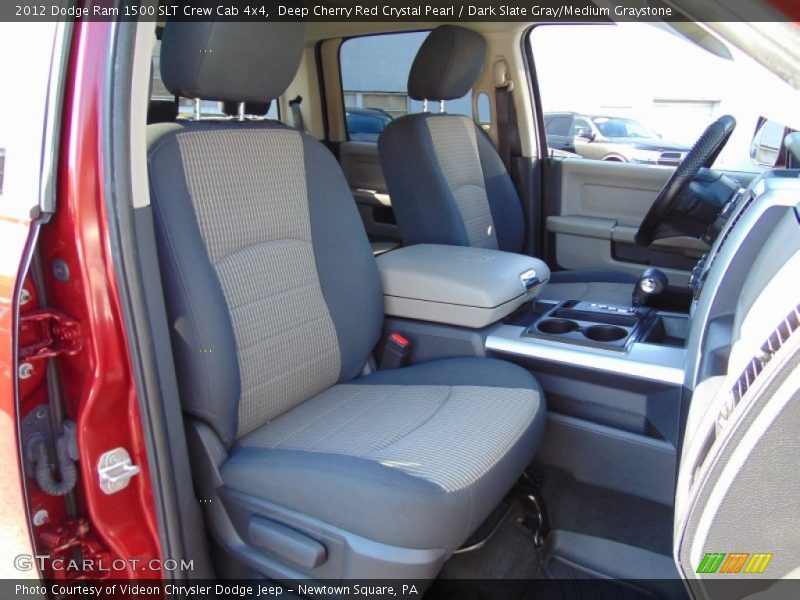 Deep Cherry Red Crystal Pearl / Dark Slate Gray/Medium Graystone 2012 Dodge Ram 1500 SLT Crew Cab 4x4