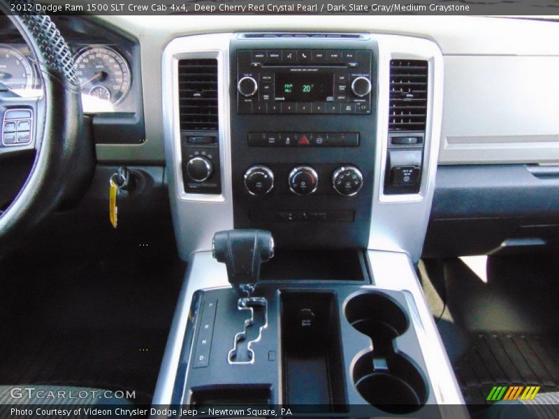 Deep Cherry Red Crystal Pearl / Dark Slate Gray/Medium Graystone 2012 Dodge Ram 1500 SLT Crew Cab 4x4