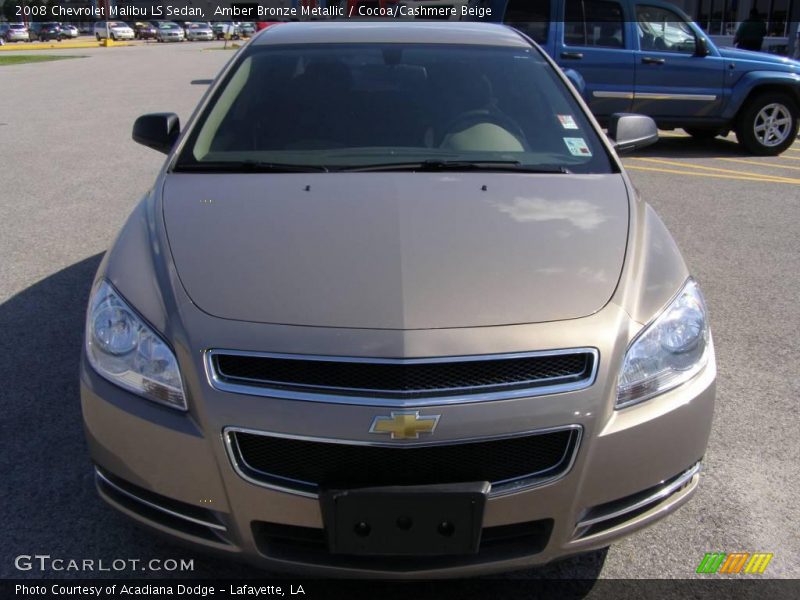 Amber Bronze Metallic / Cocoa/Cashmere Beige 2008 Chevrolet Malibu LS Sedan