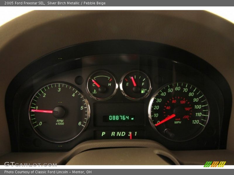 Silver Birch Metallic / Pebble Beige 2005 Ford Freestar SEL