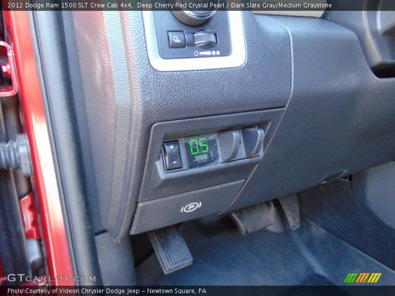 Deep Cherry Red Crystal Pearl / Dark Slate Gray/Medium Graystone 2012 Dodge Ram 1500 SLT Crew Cab 4x4