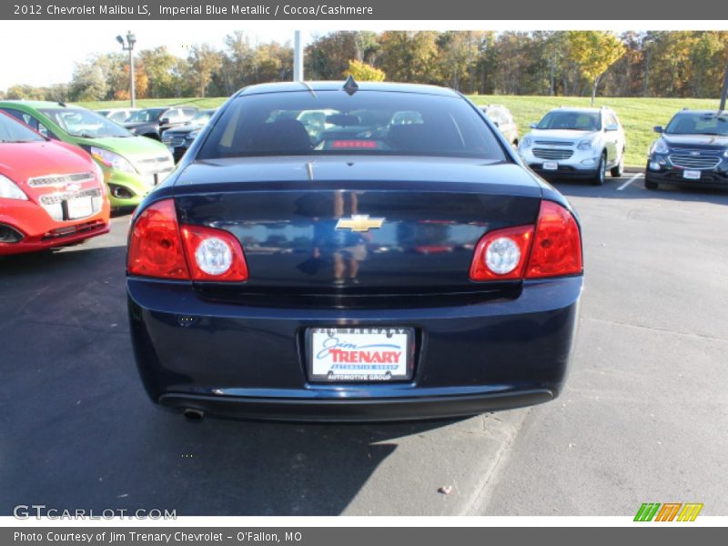 Imperial Blue Metallic / Cocoa/Cashmere 2012 Chevrolet Malibu LS