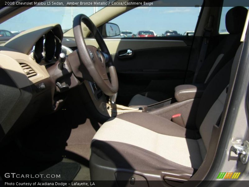 Amber Bronze Metallic / Cocoa/Cashmere Beige 2008 Chevrolet Malibu LS Sedan