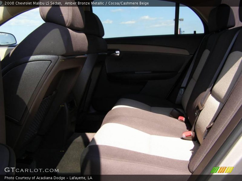 Amber Bronze Metallic / Cocoa/Cashmere Beige 2008 Chevrolet Malibu LS Sedan