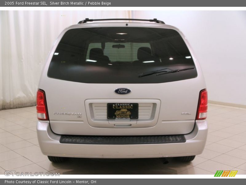 Silver Birch Metallic / Pebble Beige 2005 Ford Freestar SEL