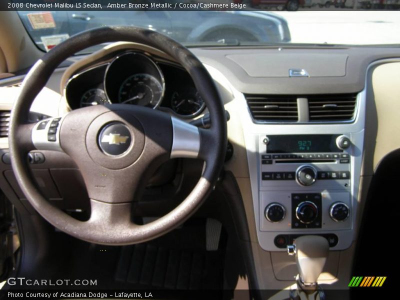 Amber Bronze Metallic / Cocoa/Cashmere Beige 2008 Chevrolet Malibu LS Sedan