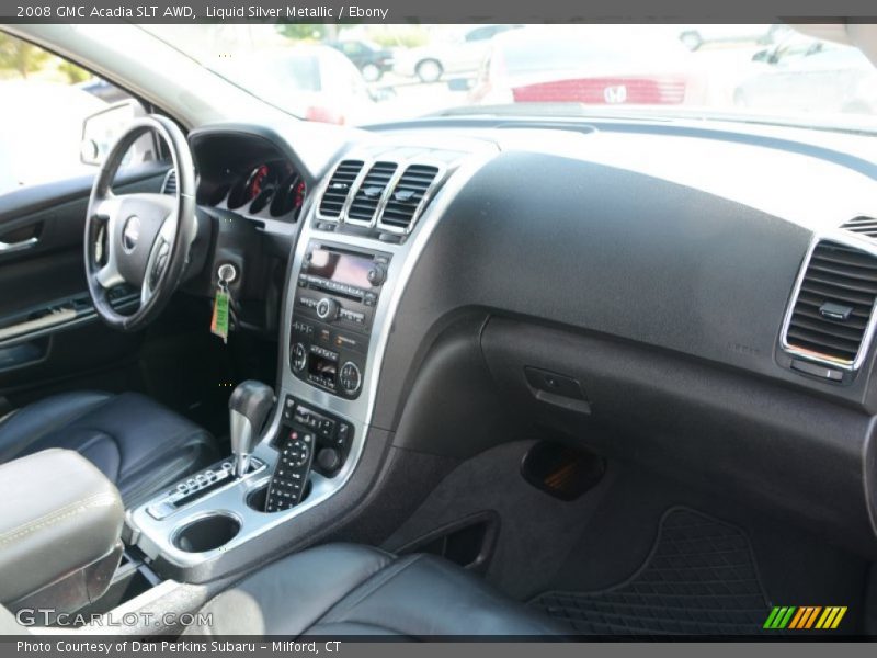 Liquid Silver Metallic / Ebony 2008 GMC Acadia SLT AWD
