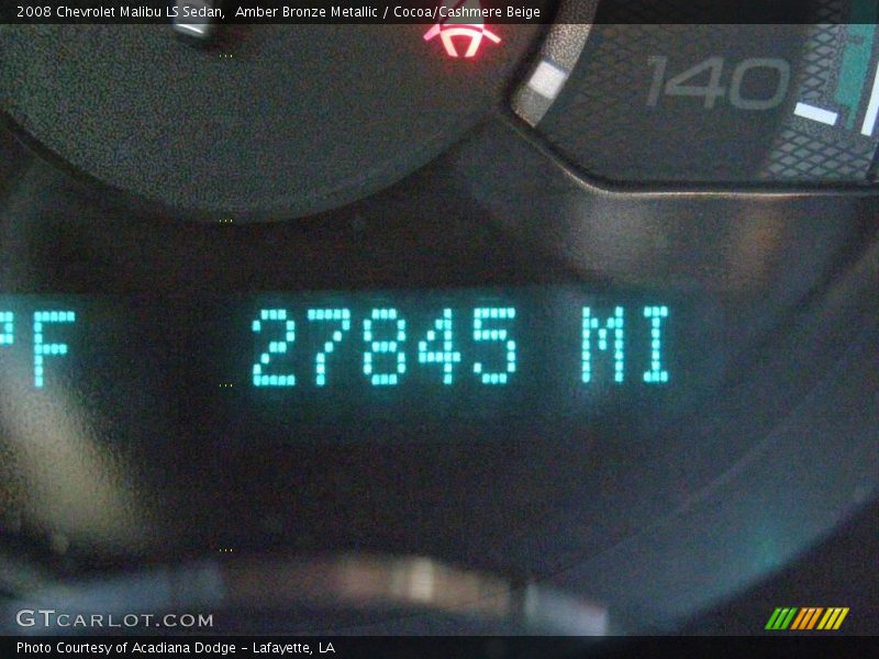 Amber Bronze Metallic / Cocoa/Cashmere Beige 2008 Chevrolet Malibu LS Sedan