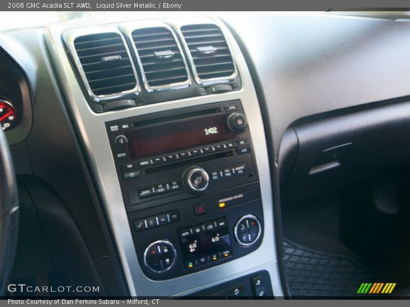 Liquid Silver Metallic / Ebony 2008 GMC Acadia SLT AWD