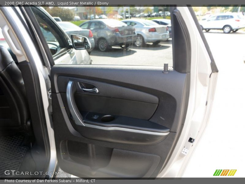 Liquid Silver Metallic / Ebony 2008 GMC Acadia SLT AWD