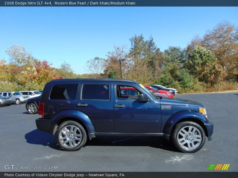 Modern Blue Pearl / Dark Khaki/Medium Khaki 2008 Dodge Nitro SLT 4x4